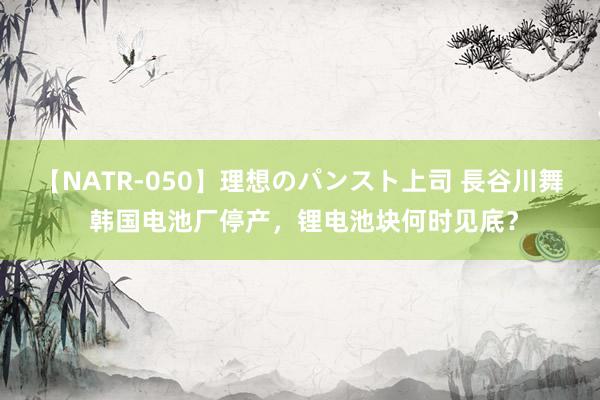 【NATR-050】理想のパンスト上司 長谷川舞 韩国电池厂停产，锂电池块何时见底？