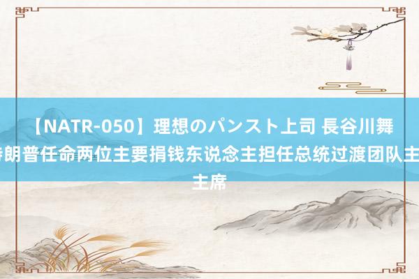 【NATR-050】理想のパンスト上司 長谷川舞 特朗普任命两位主要捐钱东说念主担任总统过渡团队主席