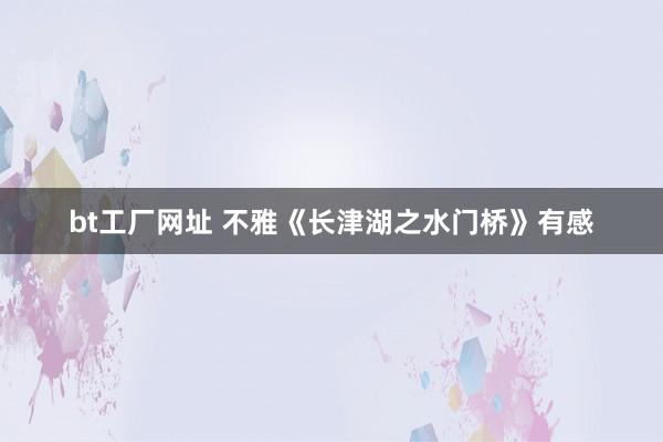 bt工厂网址 不雅《长津湖之水门桥》有感